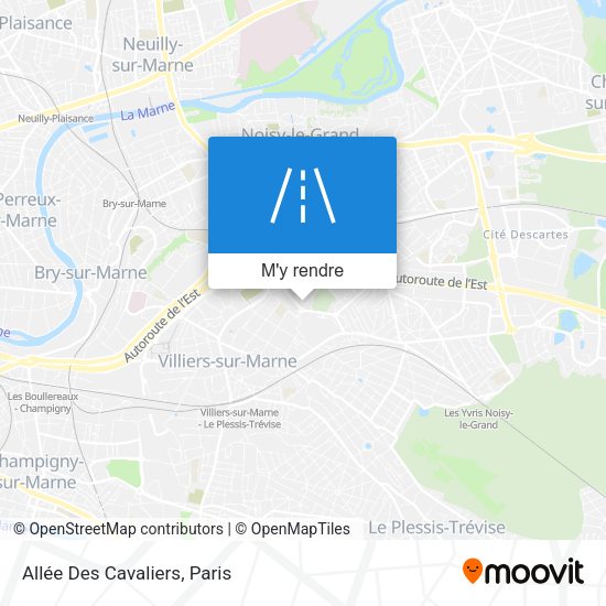 Allée Des Cavaliers plan