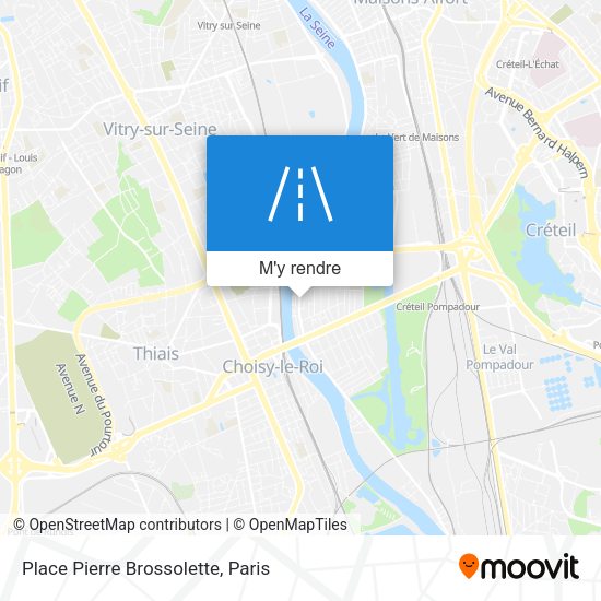Place Pierre Brossolette plan