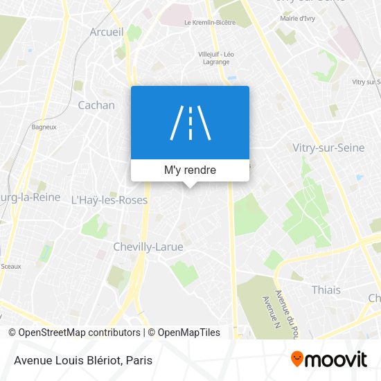 Avenue Louis Blériot plan