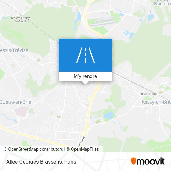 Allée Georges Brassens plan