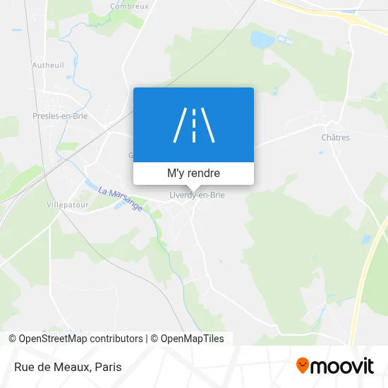 Rue de Meaux plan