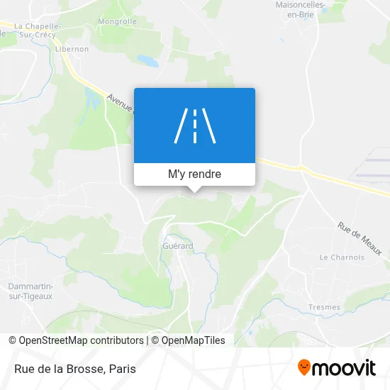 Rue de la Brosse plan