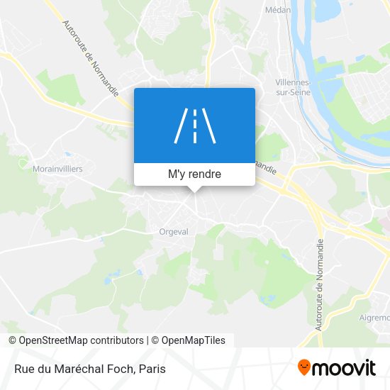 Rue du Maréchal Foch plan