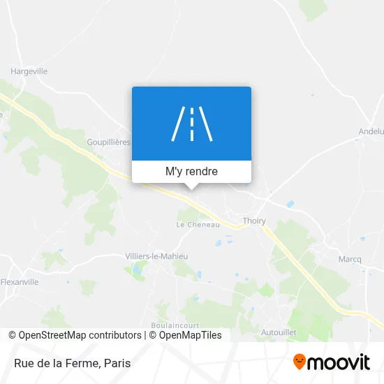 Rue de la Ferme plan