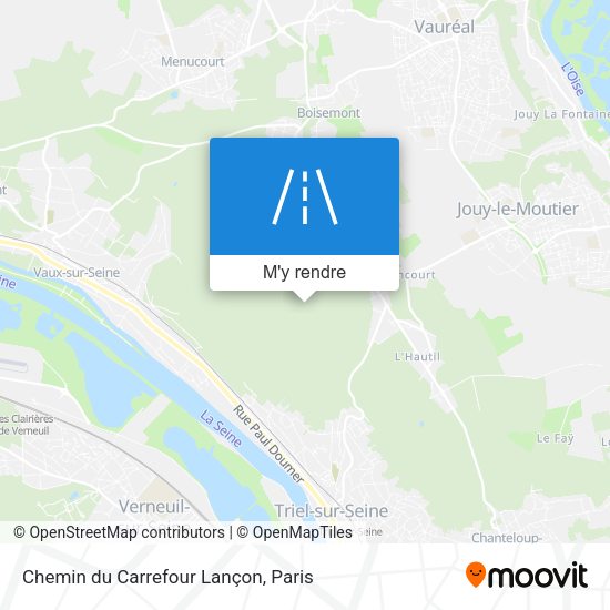 Chemin du Carrefour Lançon plan