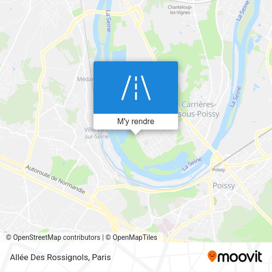 Allée Des Rossignols plan
