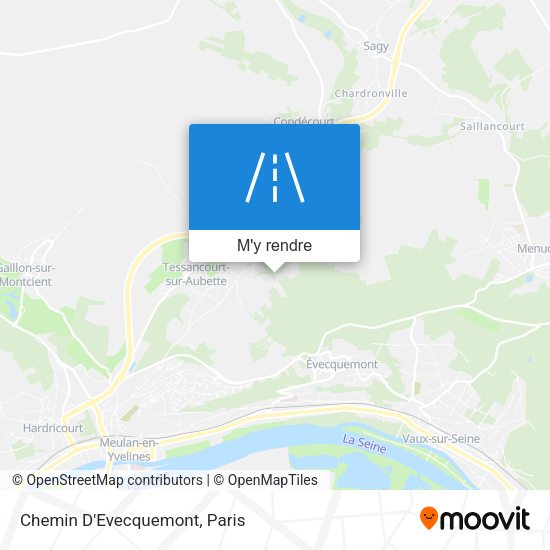 Chemin D'Evecquemont plan
