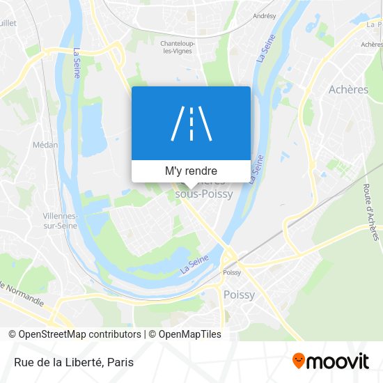 Rue de la Liberté plan