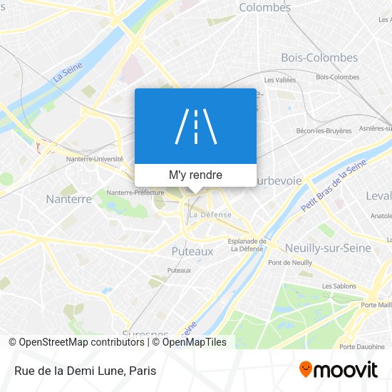 Rue de la Demi Lune plan