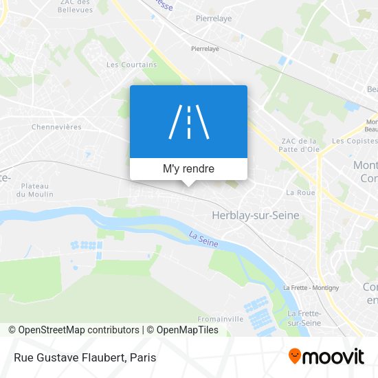 Rue Gustave Flaubert plan