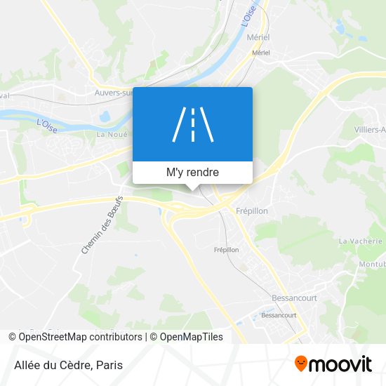 Allée du Cèdre plan