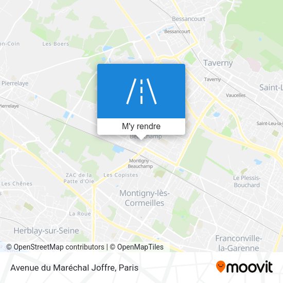 Avenue du Maréchal Joffre plan