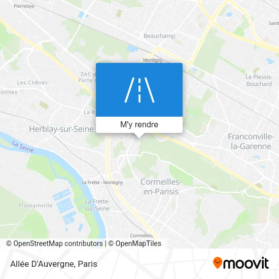 Allée D'Auvergne plan
