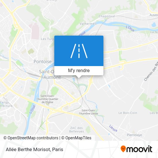 Allée Berthe Morisot plan