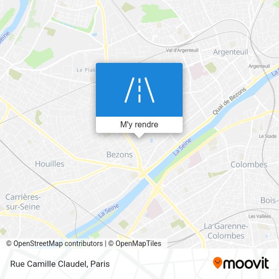 Rue Camille Claudel plan