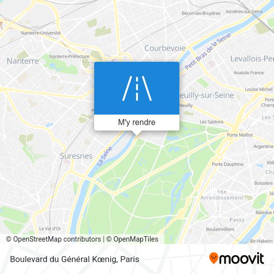 Boulevard du Général Kœnig plan