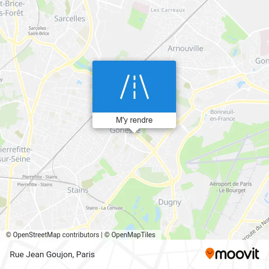 Rue Jean Goujon plan