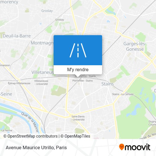 Avenue Maurice Utrillo plan