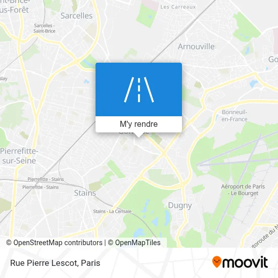 Rue Pierre Lescot plan