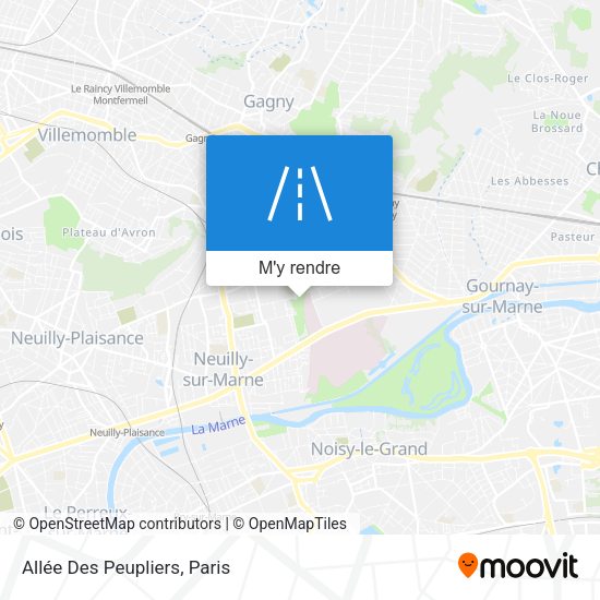 Allée Des Peupliers plan