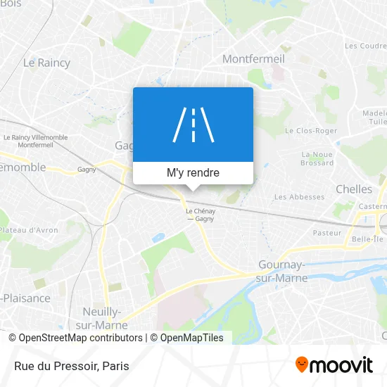 Rue du Pressoir plan