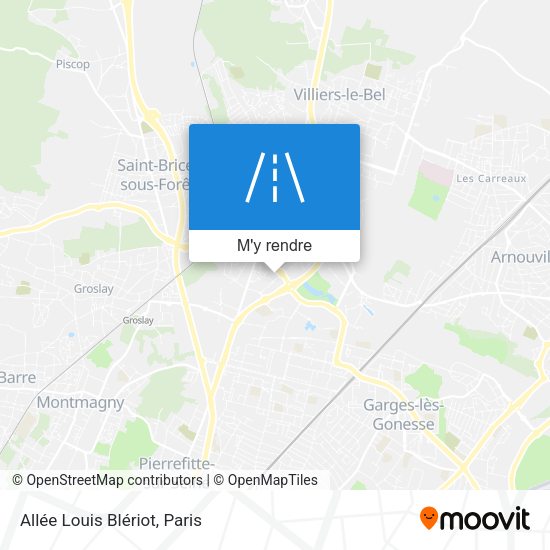 Allée Louis Blériot plan