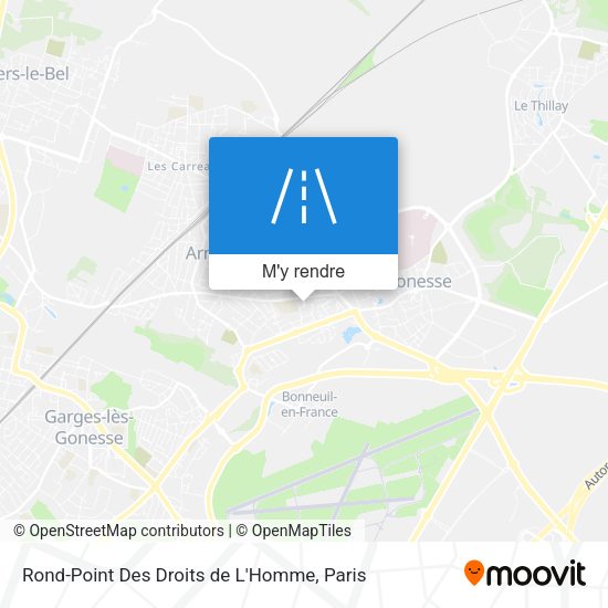 Rond-Point Des Droits de L'Homme plan