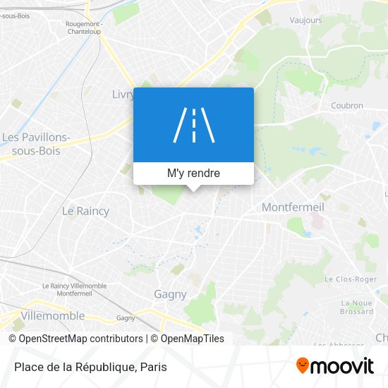 Place de la République plan