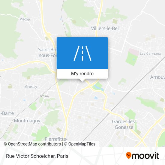 Rue Victor Schœlcher plan