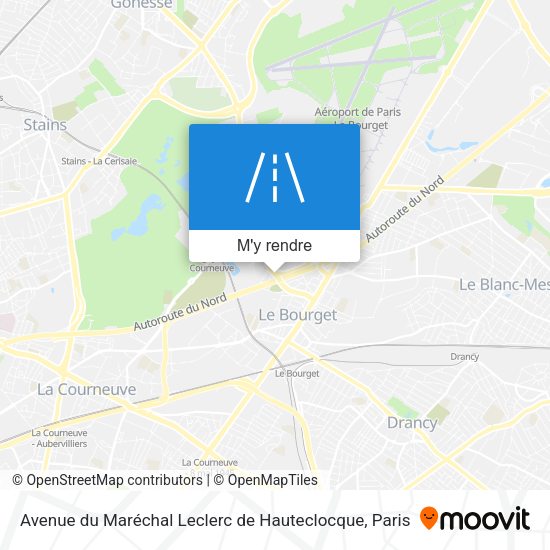 Avenue du Maréchal Leclerc de Hauteclocque plan