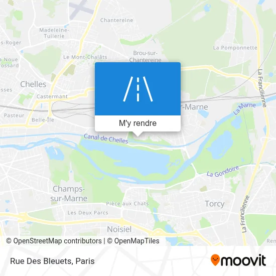 Rue Des Bleuets plan