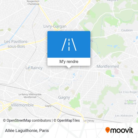 Allée Laguilhonie plan