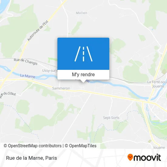 Rue de la Marne plan