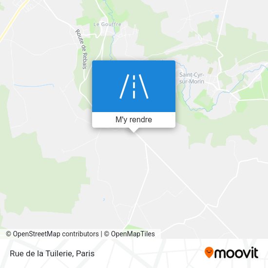 Rue de la Tuilerie plan