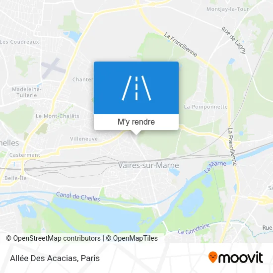 Allée Des Acacias plan
