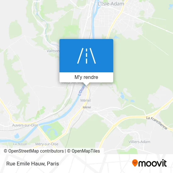 Rue Emile Hauw plan