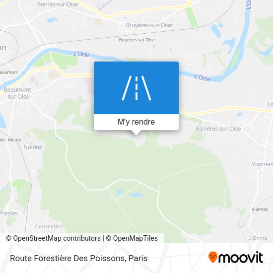 Route Forestière Des Poissons plan