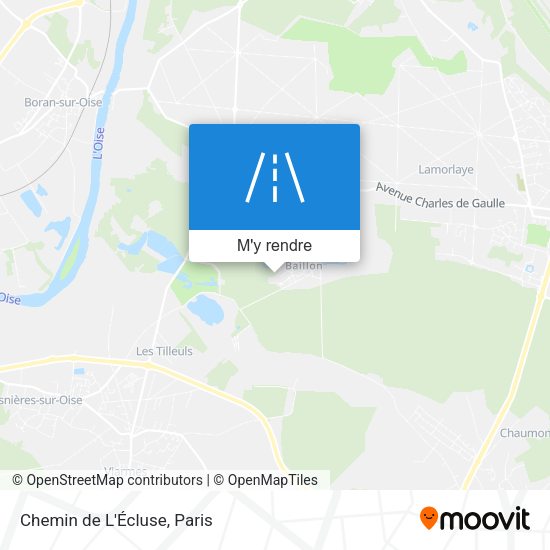 Chemin de L'Écluse plan