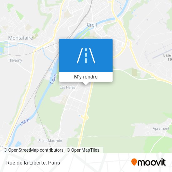 Rue de la Liberté plan