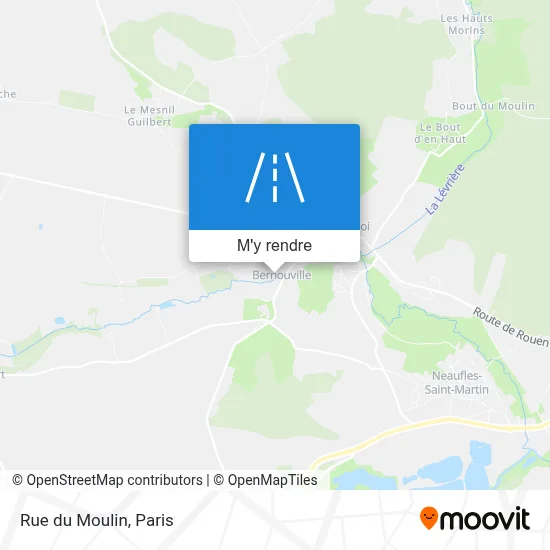 Rue du Moulin plan