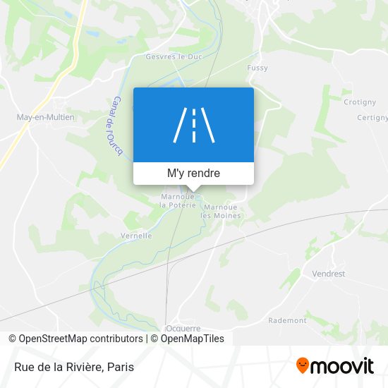 Rue de la Rivière plan