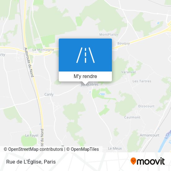 Rue de L'Église plan