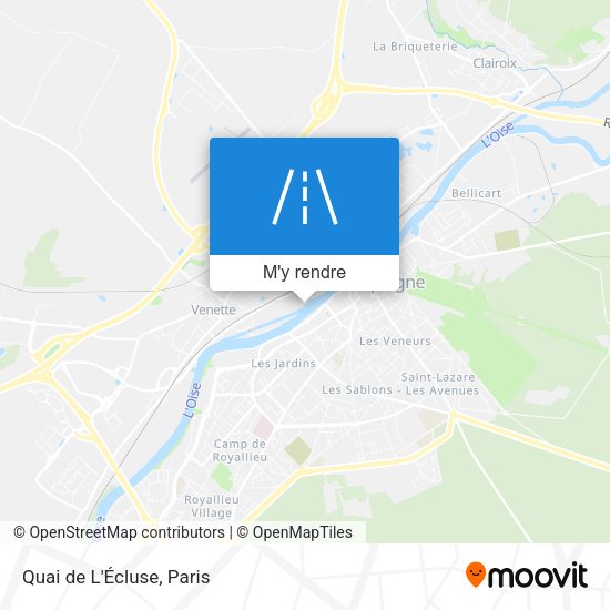 Quai de L'Écluse plan