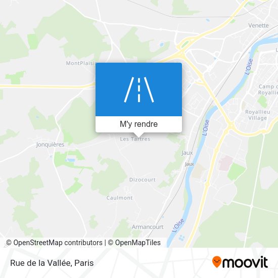 Rue de la Vallée plan