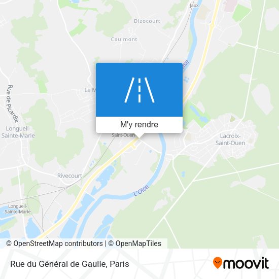 Rue du Général de Gaulle plan