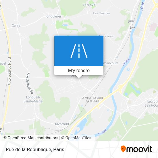 Rue de la République plan