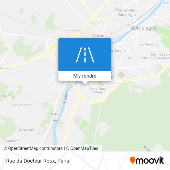 Rue du Docteur Roux plan