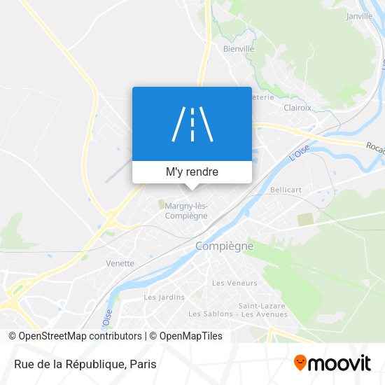 Rue de la République plan