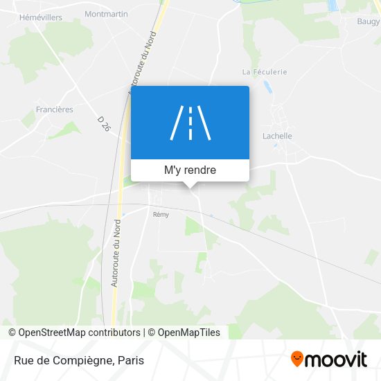 Rue de Compiègne plan