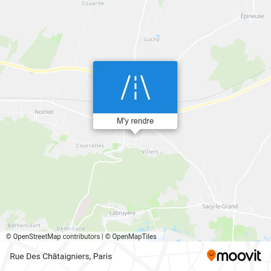 Rue Des Châtaigniers plan